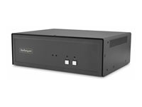 StarTech.com - KVM-svitsj - sikker - 2 x KVM port(s) - 1 lokalbruker - stasjonær - TAA-samsvar CK4-HP102C