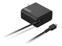 Lenovo - USB-C-strømadapter - AC 100-240 V - 65 watt - USA - svart 4X21L54608