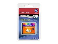 Transcend - Flashminnekort - 4 GB - 133x - CompactFlash TS4GCF133