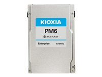 KIOXIA PM6-R Series KPM6VRUG15T3 - SSD - Enterprise, Read Intensive - kryptert - 1536 GB - intern - 2.5" - SAS 24Gb/s - Self-Encrypting Drive (SED), TCG Encryption KPM6VRUG15T3