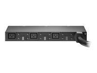 APC Basic Rack PDU AP6038A - Strømfordelerenhet (kan monteres i rack) - AC 200-240 V - inngang: IEC 60309 63A - utgangskontakter: 3 (IEC 60320 C19 16A) - 3.65 m kabel - for P/N: SCL400RMJ1U, SCL500RMI1UC, SCL500RMI1UNC, SMTL1000RMI2UC, SMTL750RMI2UC AP6038A