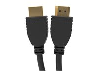 C2G - High Speed - HDMI-kabel med Ethernet - HDMI hann til HDMI hann - 7.2 m - skjermet - svart - toretnings, 4 K 60 Hz (4096 x 2160) støtte C2G50648