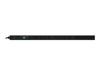 APC Easy Metered Rack PDU EPDU1216M - Strømfordelerenhet (kan monteres i rack) - AC 400 V - 11000 VA - 3-faset - Ethernet - inngang: IEC 60309 3P+N+PE - utgangskontakter: 24 (3 x IEC 60320 C19, 21 x IEC 60320 C13) - 0U - 1.98 m kabel - svart EPDU1216M