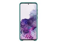 LifeProof WAKE - Baksidedeksel for mobiltelefon - havbasert resirkulert plast - grønn/oransje, nede under - for Samsung Galaxy S20+, S20+ 5G 77-65123