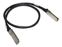 HPE Copper Cable - Direkte 100GBase-koblingskabel - QSFP28 (hann) til QSFP28 (hann) - 5 m - SFF-8665 - for Arista 7060; Cisco ONE Nexus 3232; FlexFabric 5950 32QSFP28; QFX Series QFX10002, QFX5200 845408-B21