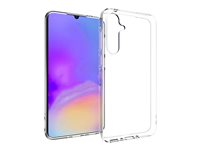 Insmat Crystal - Baksidedeksel for mobiltelefon - termoplast-polyuretan (TPU) - svart - for Samsung Galaxy A55 650-1224