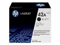 HP 42A - Svart - original - LaserJet - tonerpatron (Q5942A) - for LaserJet 4240, 4250, 4350 Q5942A