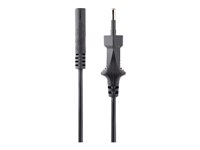 StarTech.com 1m (3ft) Laptop Power Cord, EU Plug to C7, 2.5A 250V, 18AWG, Notebook / Laptop Replacement AC Power Cord, Printer/Power Brick Cord, Europlug to IEC 60320 C7 - Laptop Charger Cable, UL Listed - Strømkabel - power IEC 60320 C7 til Europlug (hann) - AC 250 V - 1 m - svart PXTNB2SEU1M