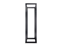 APC NetShelter 4 Post Open Frame Rack - Rack - svart - 44U - for P/N: SUA5000RMI5U AR203A