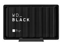 WD_BLACK D10 Game Drive WDBA3P0080HBK - Harddisk - 8 TB - ekstern (bærbar) - USB 3.2 Gen 1 - 7200 rpm - svart WDBA3P0080HBK-EESN