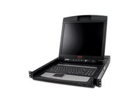 APC LCD Console - KVM-konsoll - 17" AP5717F