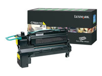 Lexmark - Gul - original - tonerpatron LCCP, LRP - for Lexmark C792, X792 C792A1YG