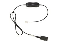 Jabra GN1216 - Hodetelefonkabel - Quick Disconnect plugg til RJ-9 hann - 80 cm - for Avaya one-X Deskphone Edition 96XX; Jabra GN 2000, GN2000; BIZ 2400, 2400 3in1, GN2000 88001-03