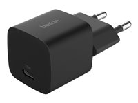 Belkin BoostCharge - Strømadapter - PPS-teknologi - 25 watt - PD 3.1/PPS, Fast Charge (USB-C) WCA012KQBK