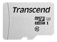 Transcend 300S - Flashminnekort - 16 GB - UHS-I U1 / Class10 - microSDHC TS16GUSD300S