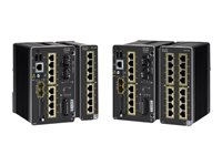 Cisco Catalyst IE3300 Rugged Series - Switch - Styrt - 8 x 10/100/1000 (PoE++) + 2 x 1 Gigabit / 10 Gigabit SFP+ - DIN-skinnemonterbar - PoE++ (480 W) IE-3300-8U2X-A