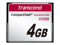 Transcend CF220I Industrial Temp - Flashminnekort - 4 GB - CompactFlash TS4GCF220I