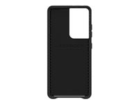 LifeProof WAKE - Baksidedeksel for mobiltelefon - 85 % havbasert resirkulert plast - svart - mykt bølgemønster - for Samsung Galaxy S21 Ultra 5G 77-81261