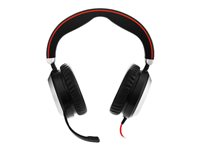 Jabra Evolve 80 Stereo Replacement - Hodesett - full størrelse - kablet - aktiv støydemping - 3,5 mm jakk - for Evolve 80 MS stereo, 80 UC stereo 14401-11