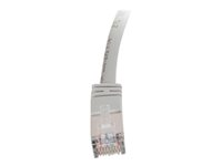 C2G Cat5e Booted Shielded (STP) Network Patch Cable - Koblingskabel - RJ-45 (hann) til RJ-45 (hann) - 15 m - STP - CAT 5e - formstøpt - grå 83756