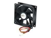 StarTech.com 92x25mm Ball Bearing Quiet Computer Case Fan w/ TX3 Connector - 3 pin case Fan - TX3 Fan - 90mm Fan (FAN9X25TX3L) - Systemviftesett - 92 mm FAN9X25TX3L