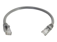 C2G Cat5e Booted Unshielded (UTP) Network Patch Cable - Koblingskabel - RJ-45 (hann) til RJ-45 (hann) - 3 m - UTP - CAT 5e - formstøpt, uten hindringer, flertrådet - grå 83144