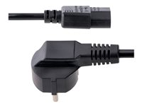 StarTech.com 1m (3ft) Computer Power Cord, 18AWG, EU Schuko to C13 Power Cord, 10A 250V, Black Replacement AC Cord, TV/Monitor Power Cable, Schuko CEE 7/7 to IEC 60320 C13 Power Cord - PC Power Supply Cable (713E-1M-POWER-CORD) - Strømkabel - power CEE 7/7 (P) vinklet til power IEC 60320 C13 - AC 250 V - 10 A - 1 m - formstøpt - svart 713E-1M-POWER-CORD
