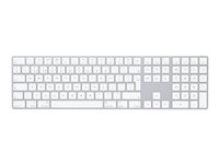 Apple Magic Keyboard with Numeric Keypad - Tastatur - trådløs - Bluetooth - Svensk - sølv MQ052S/A