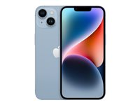 Apple iPhone 14 - 5G smartphone - dobbelt-SIM / Internminne 512 GB - OLED-display - 6.1" - 2532 x 1170 piksler - 2x bakkameraer 12 MP, 12 MP - front camera 12 MP - blå MPXN3QN/A