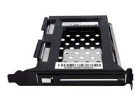 StarTech.com 2.5in SATA Removable Hard Drive Bay for PC Expansion Slot - Storage bay adapter - black - S25SLOTR - Uttagbar harddiskramme - svart S25SLOTR