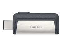 SanDisk Ultra Dual - USB-flashstasjon - 64 GB - USB 3.1 / USB-C - for Intel Next Unit of Computing 12 Pro Kit - NUC12WSKi3 SDDDC2-064G-G46