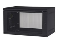 APC NetShelter WX AR106 - Skap - veggmonterbar - svart - 6U - 19" AR106