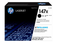 HP 147X - Høy ytelse - svart - original - LaserJet - tonerpatron (W1470X) - for LaserJet Enterprise MFP M634; LaserJet Enterprise Flow MFP M634, MFP M635, MFP M636 W1470X