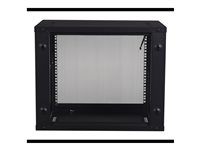 APC NetShelter WX AR109 - Skap - veggmonterbar - svart - 9U - 19" - for P/N: ACF600, AR8213, NBWL0355A, NBWL0356A AR109