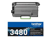 Brother TN3480 - Høy ytelse - svart - original - tonerpatron - for Brother HL-L5000, L5100, L5200, L6200, L6300, L6450, MFC-L5700, L6800, L6900, L6950, L6970 TN3480