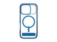 Zagg Santa Cruz Snap - Baksidedeksel for mobiltelefon - med stativ - MagSafe-samsvar - rolig blå - for Apple iPhone 17 Pro 702319610
