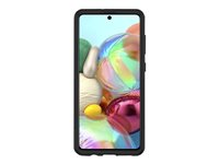OtterBox Commuter Series Lite - Baksidedeksel for mobiltelefon - polykarbonat, syntetisk gummi - svart - for Samsung Galaxy A71 77-64949