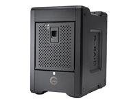 SanDisk Professional G-RAID SHUTTLE 4 - Harddiskarray - 104 TB - 4 brønner - HDD 104 TB x 4 - Thunderbolt 3, USB 3.2 Gen 2 (ekstern) SDPH34H-104T-MBAAB