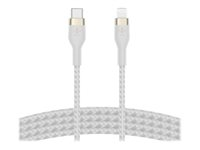 Belkin BOOST CHARGE - Lightning-kabel - 24 pin USB-C hann til Lightning hann - 1 m - hvit CAA011BT1MWH