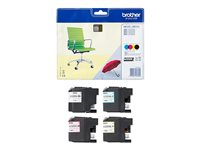 Brother LC229XL Value-Pack - 4-pack - svart, gul, cyan, magenta - original - blister med sikkerhet - blekkpatron - for Brother MFC-J5320DW, MFC-J5520DW, MFC-J5620DW, MFC-J5625DW, MFC-J5720DW LC229XLVALBPDR