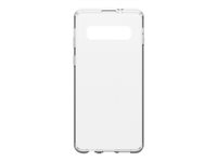 OtterBox Clearly Protected Skin - Baksidedeksel for mobiltelefon - termoplast-polyuretan (TPU) - blank - for Samsung Galaxy S10 77-61371