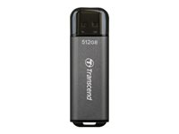 Transcend JetFlash 920 - USB-flashstasjon - 512 GB - USB 3.2 Gen 1 - romgrå TS512GJF920