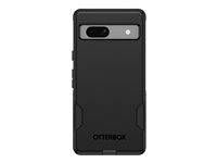 OtterBox Commuter Series - Baksidedeksel for mobiltelefon - antimikrobielt - polykarbonat, syntetisk gummi - svart - for Google Pixel 7a 77-92271