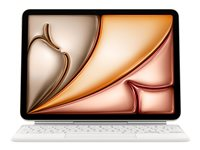 Apple Magic Keyboard - Tastatur og folioveske - med styrepute - Apple Smart connector - QWERTY - Dansk - for Apple 10.9-inch iPad Air (4th generation, 5th generation); 11-inch iPad Air M2 Wi-Fi, M2 Wi-Fi + Cellular, M3 Wi-Fi, M3 Wi-Fi + Cellular MDFV4DK/A
