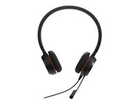 Jabra Evolve 30 II MS stereo - Hodesett - on-ear - kablet - USB-C, 3,5 mm jakk - Certified for Skype for Business 5399-823-389