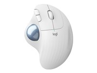 Logitech Ergo Series ERGO M575 - Styrekule - optisk - 5 knapper - trådløs - 2.4 GHz, Bluetooth 5.0 LE - USB trådløs mottaker - gulaktig hvit 910-005870