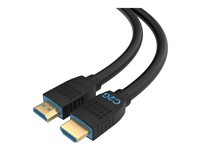 C2G 25ft (7.6m) C2G Performance Series Ultra Flexible High Speed HDMI Cable - 4K 60Hz In-Wall, CMG (FT4) Rated - High Speed - HDMI-kabel med Ethernet - HDMI hann til HDMI hann - 7.6 m - svart - 4K 60Hz støtte, toretnings C2G10402
