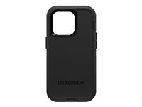 OtterBox Defender Series - Baksidedeksel for mobiltelefon - robust - MagSafe-samsvar - polykarbonat, syntetisk gummi - svart - for Apple iPhone 14 Pro 77-88381
