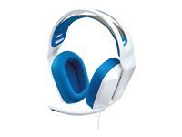 Logitech G G335 Wired Gaming Headset - Hodesett - full størrelse - kablet - 3,5 mm jakk - hvit - Discord Certified 981-001018