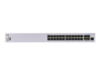 Cisco Business 350 Series CBS350-24XT - Switch - L3 - Styrt - 24 x 10GBase-T + 4 x kombo 10 Gigabit SFP+ - rackmonterbar CBS350-24XT-EU